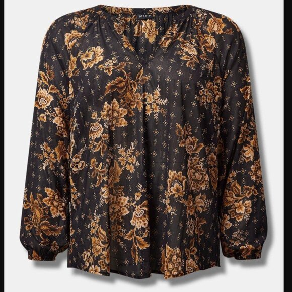Worn Once Torrid Size 4 Blouse - Picture 1 of 3